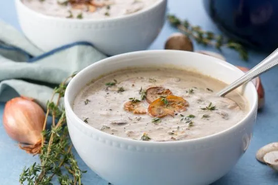 Homemade Cream of Mushroom Soup