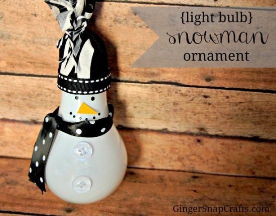Lightbulb Snowman