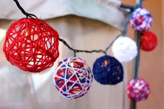 Patriotic String Lights