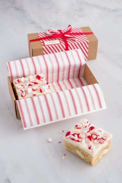 Peppermint Blondies