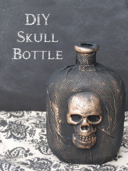 DIY Skull Bottle