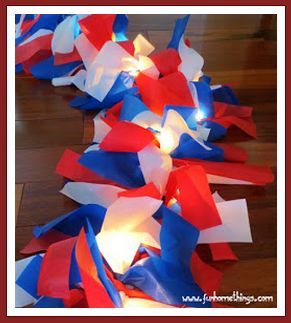 Paper Stars For Fourth of July Decor