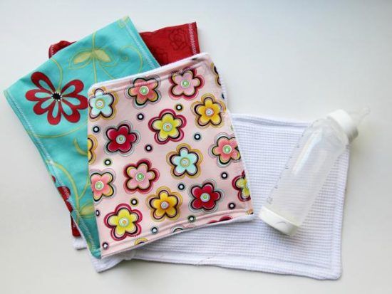 DIY Baby Burp Cloth