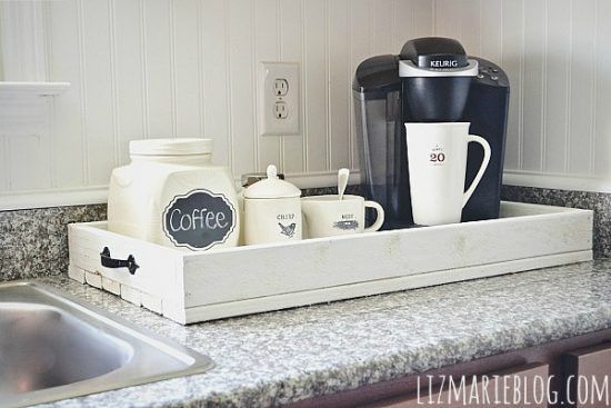 DIY Rustic Wood Tray