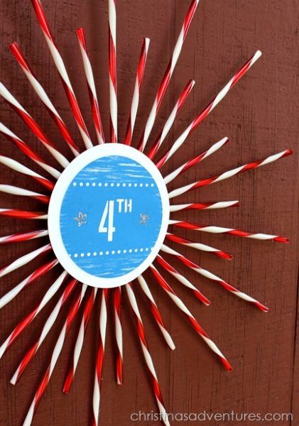 Easy 4th of July Wall Hanging Craft