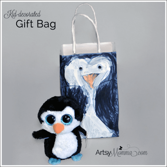 DIY Penguin Gift Bag