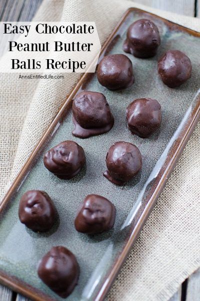 Chocolate Peanut Butter Ball