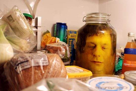Creepy Halloween Decor Ideas - Head In A Jar
