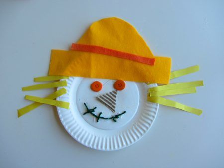 Paper Plate Scarecrow