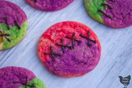 Spooky Stitched Up Sugar Cookies