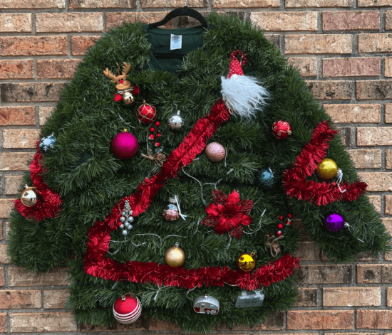 Light Up Christmas Tree Ugly Sweater