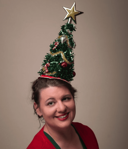 Christmas Tree Ugly Christmas Hat Funny Head Piece