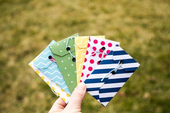 DIY gift card envelopes