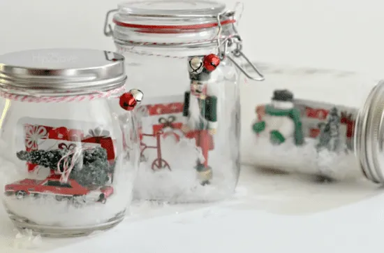 diy snow globe gift card holder