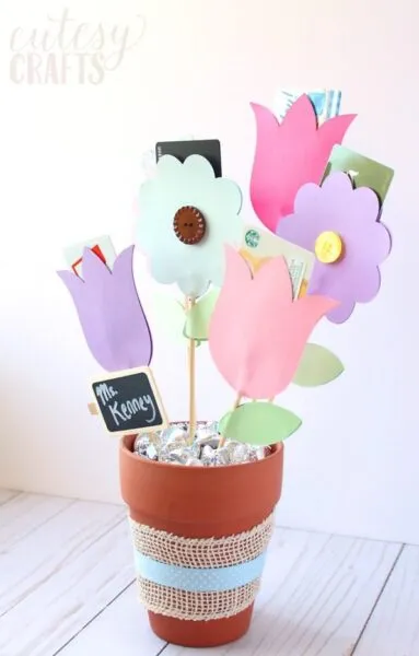 gift card bouquet